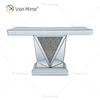 Vxin Modern Home Decor Измельченный алмазный зеркальный консольный стол Luxury