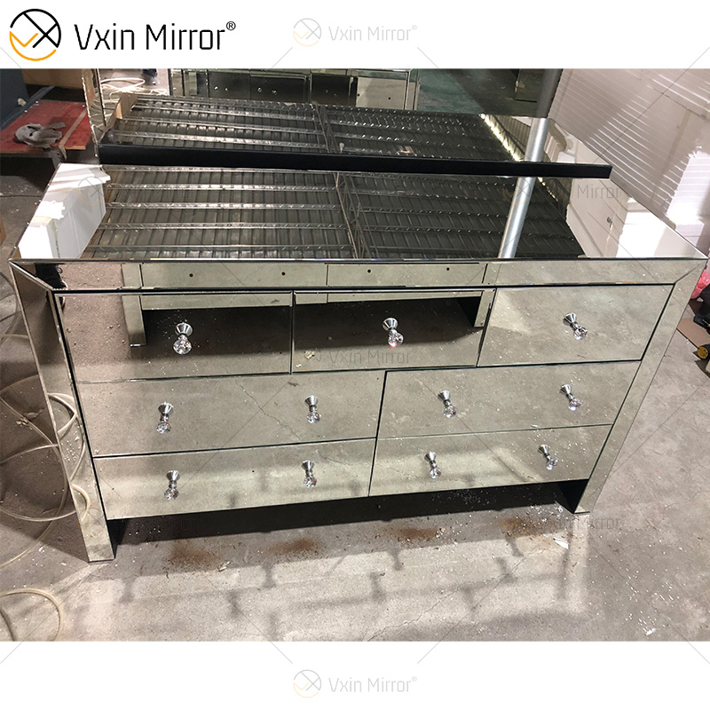 Кухонный шкаф Мути классического шкафа ВССФ-817 серебра современный современный подгоняет размер