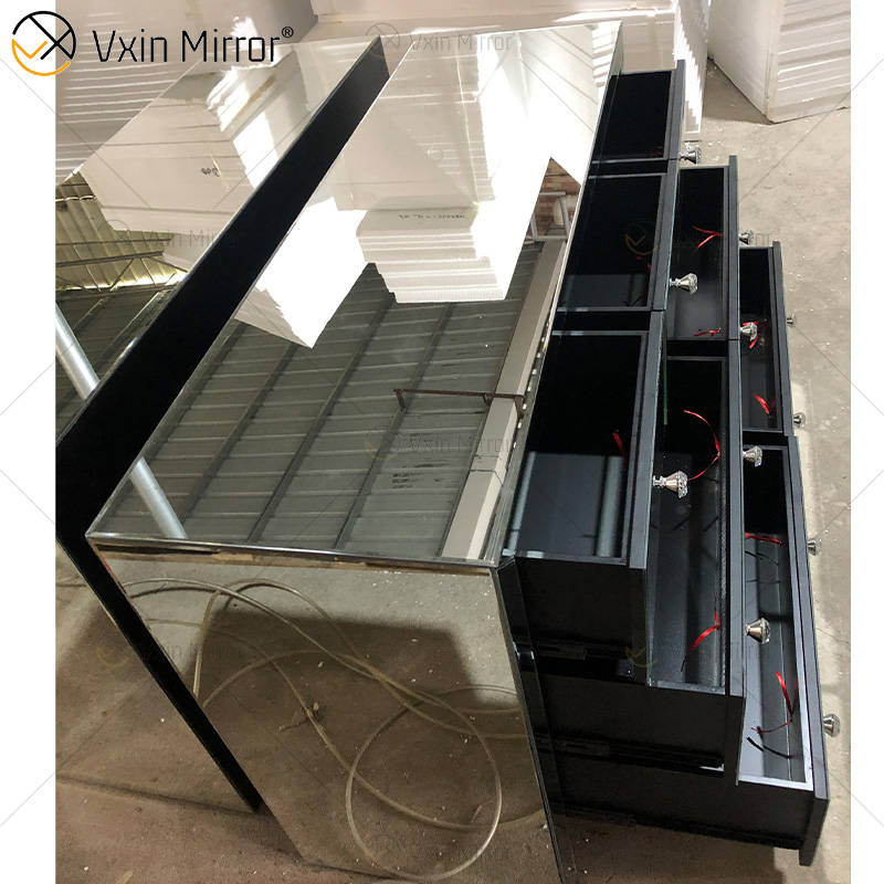 Кухонный шкаф Мути классического шкафа ВССФ-817 серебра современный современный подгоняет размер