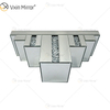 Vxin Factory Supply WXS-007-2 Silver Wall Decor Серебряное стекло и хрустальное зеркало Настенная полка для стены