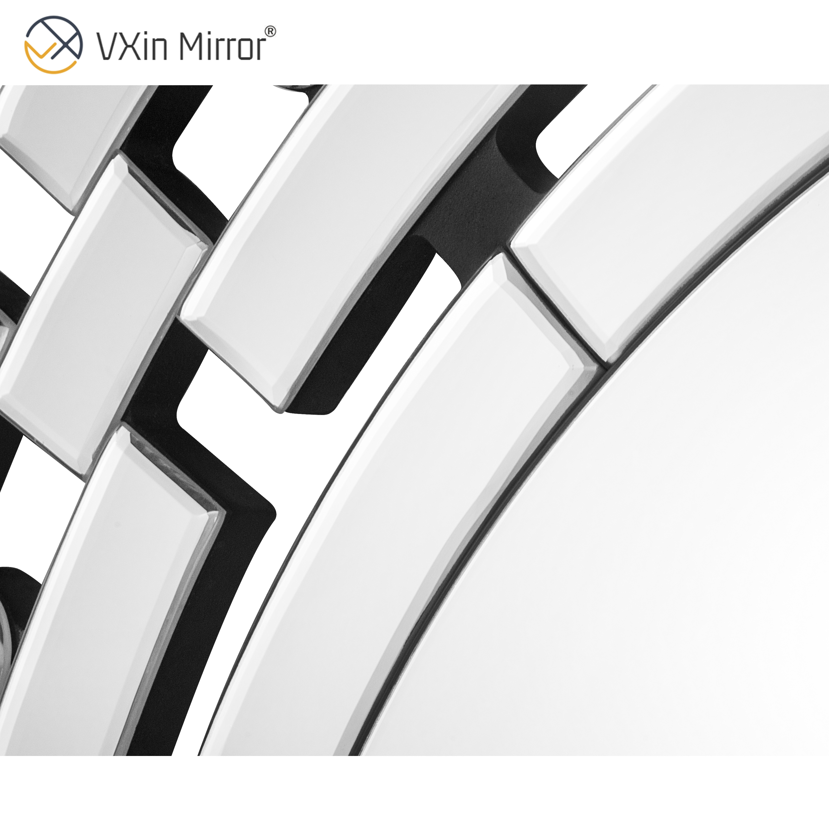 VXin Mirror WXM-1124 Moden Silver Glass Wall Mirror Home Decor для гостиной, спальни