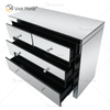 Заводская поставка WXF-804 Silver Home Decor Зеркальный шкаф с ящиками Muti