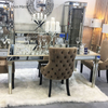 Обеденный стол Facoty Supply Luxury WXF-0309 Pure Gold Frame Самодельный зеркальный обеденный стол