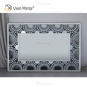 Настенный декор WXM-1120 Fashion Style Design Luxury Crystal Diamond Зеркальные настенные ТВ-панели