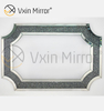 Новейший консольный стол Vxin Mirror Silver Crush Diamond с зеркалом длины