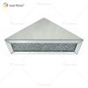 Vxin Factory Supply WXF-152 Серебряный декор для стен Серебряный щебень с алмазным зеркалом Настенная полка
