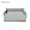 Elegant Decor WXMT-007 Современный стеклянный прямоугольный серебристый зеркальный поднос