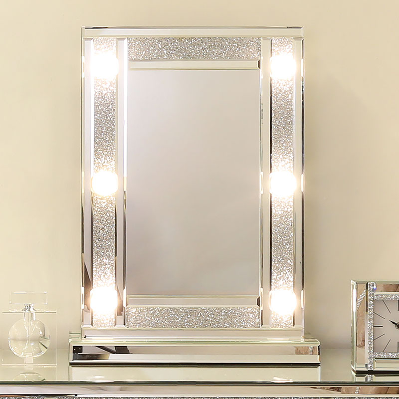 Venetian Dressing Styles VXin WXDL-103 Sparkle Hollywood Mirror Туалетный столик с 3-мя цветными лампочками