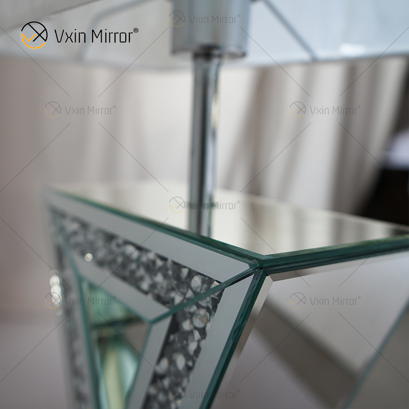 Лидер продаж WXTL-003 зеркальное серебро для спальни ночь роскошные современные декоративные настольные лампы