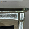 Новый дизайн WXMF026-1 LED Серебряный хрустальный стеклянный зеркальный камин в гостиной с вставкой для внутреннего освещения