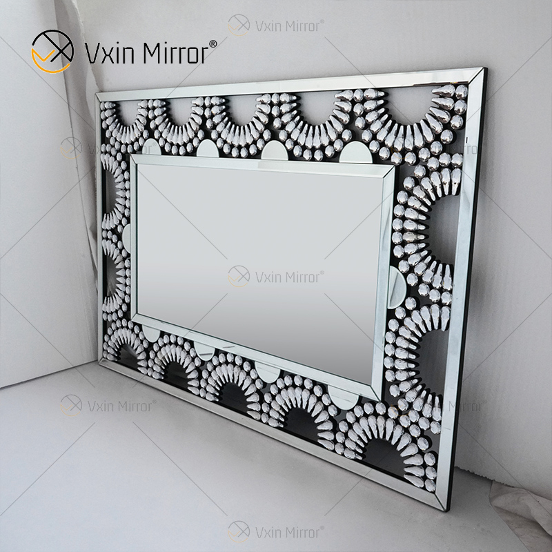 Настенный декор WXM-1120 Fashion Style Design Luxury Crystal Diamond Зеркальные настенные ТВ-панели