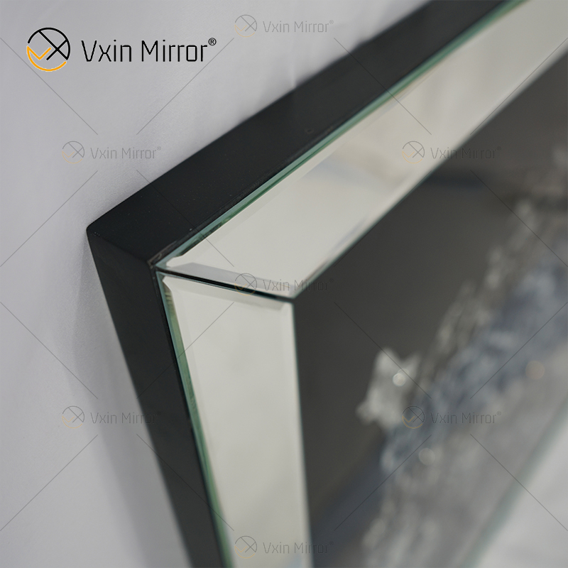 VXin WXMA-19 Домашний Декор Стеклянная Рамка Зеркальный Гепард Стены Искусства Хрустальная Фарфоровая Живопись Зеркальная Стена Искусства