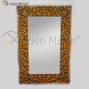 Высочайшее качество, серебристо-коричневый, 2 цвета, настенный декор WXM-1051, серебряное большое хрустальное настенное зеркало