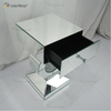 Заводская поставка Vxin End Table WXF-157 Серебряный измельченный алмазный зеркальный столик с выдвижным ящиком