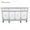 WXF-027-1 Champagne Silver Home Decor Зеркальный шкаф с ящиками Muti