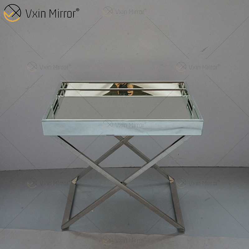 WXMF-39 Кофейный измельченный бриллиантовый блестящий столик для гостиной