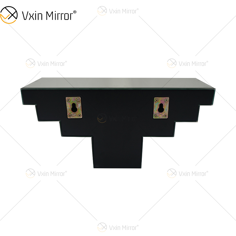 Vxin Factory Supply WXS-007-2 Silver Wall Decor Серебряное стекло и хрустальное зеркало Настенная полка для стены