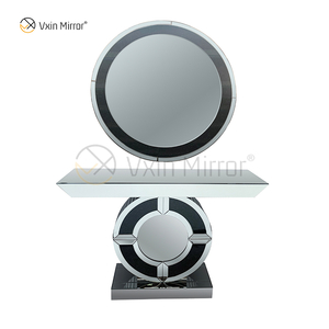 Новое поступление на завод Vxin Modern Black Diamond Зеркальный хрустальный консольный стол