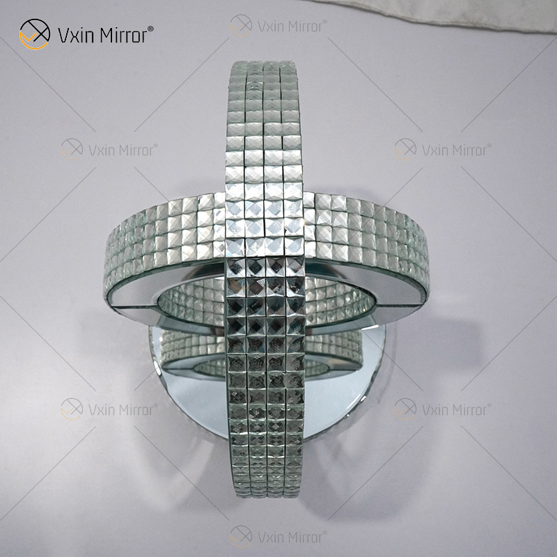 Globe Decor Hot Design Vxin End Table WXF-093-1 Silver Crystal Mirror Side Table