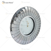 Зеркальные часы WXMC-087 Silver Bending Wall Decor 3D Elegant Crystal Round Clock