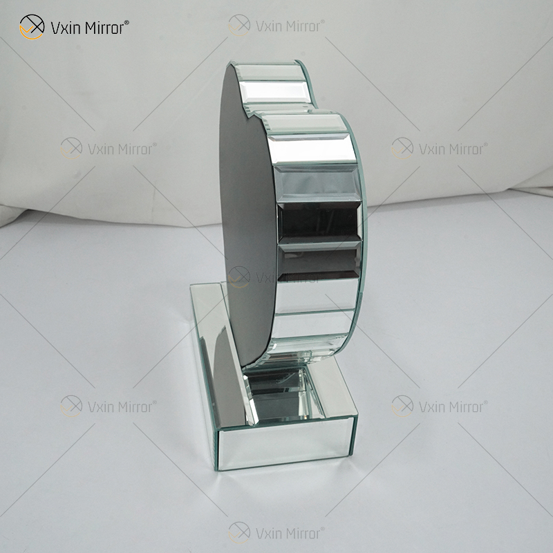 Заводская поставка домашнего декора Vxin End Table WXF-155 Серебряный измельченный алмазный зеркальный столик