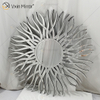 Заводская поставка Silver WXM-1655 Геометрическая форма Декоративное настенное стеклянное зеркало