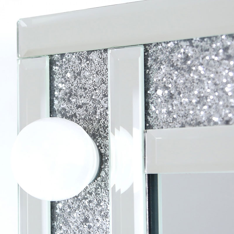 Venetian Dressing Styles VXin WXDL-103 Sparkle Hollywood Mirror Туалетный столик с 3-мя цветными лампочками