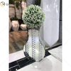 WXMV Home Hotel Decor Внутренняя серебряная дробленая бриллиантовая зеркальная ваза с большими горшками для последователей Зеркальная ваза