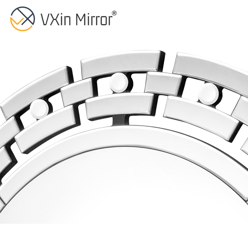 VXin Mirror WXM-1124 Moden Silver Glass Wall Mirror Home Decor для гостиной, спальни