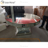 WXWF-1050 Кофейный измельченный бриллиантовый блестящий столик для гостиной