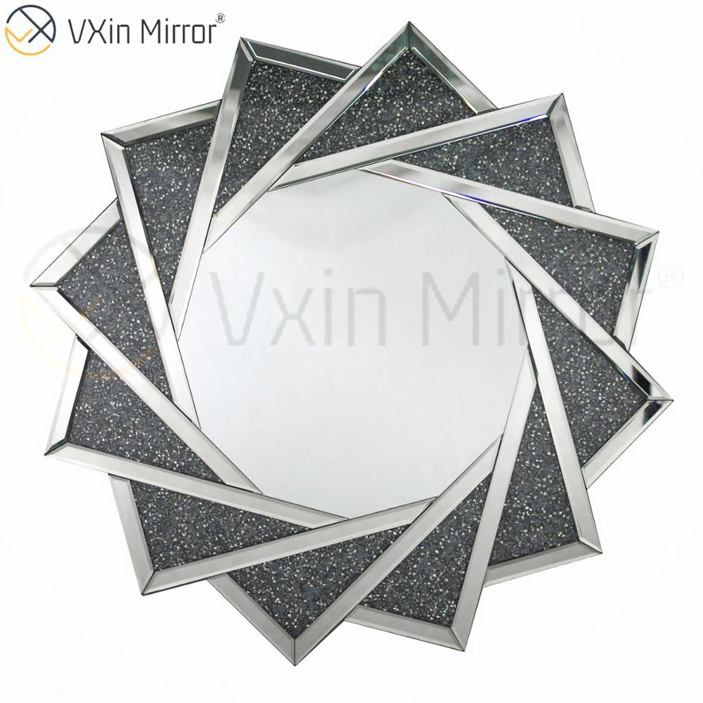 Дешевые Vxin Современная мебель для гостиной Home Decor Crush Diamond Роскошный набор мебели Зеркальный консольный стол