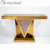 Дешевые Vxin Современная мебель для гостиной Home Decor Crush Diamond Роскошный набор мебели Зеркальный консольный стол